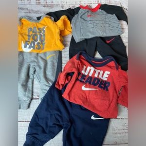 Set of 3 baby boy 3/6 Nike sweats